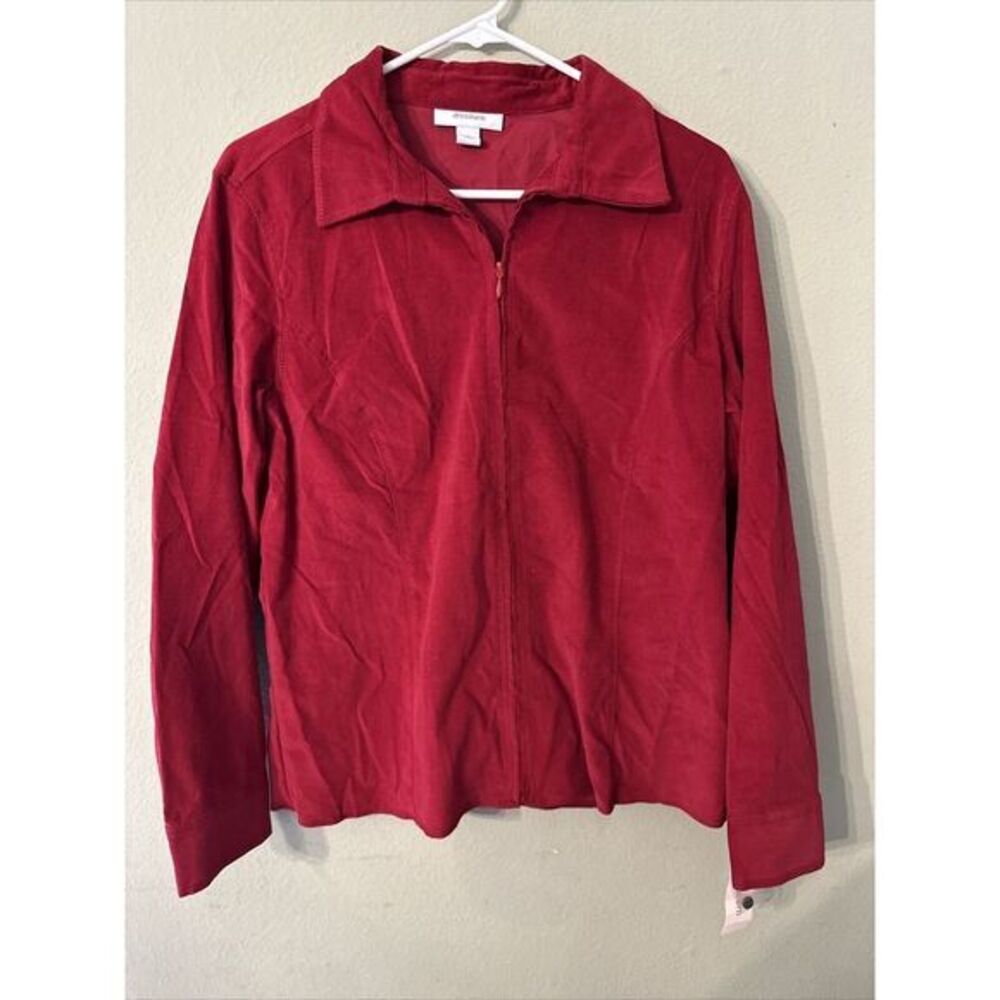 Dress Barn Zip Up‎ Over Shirt  NWT